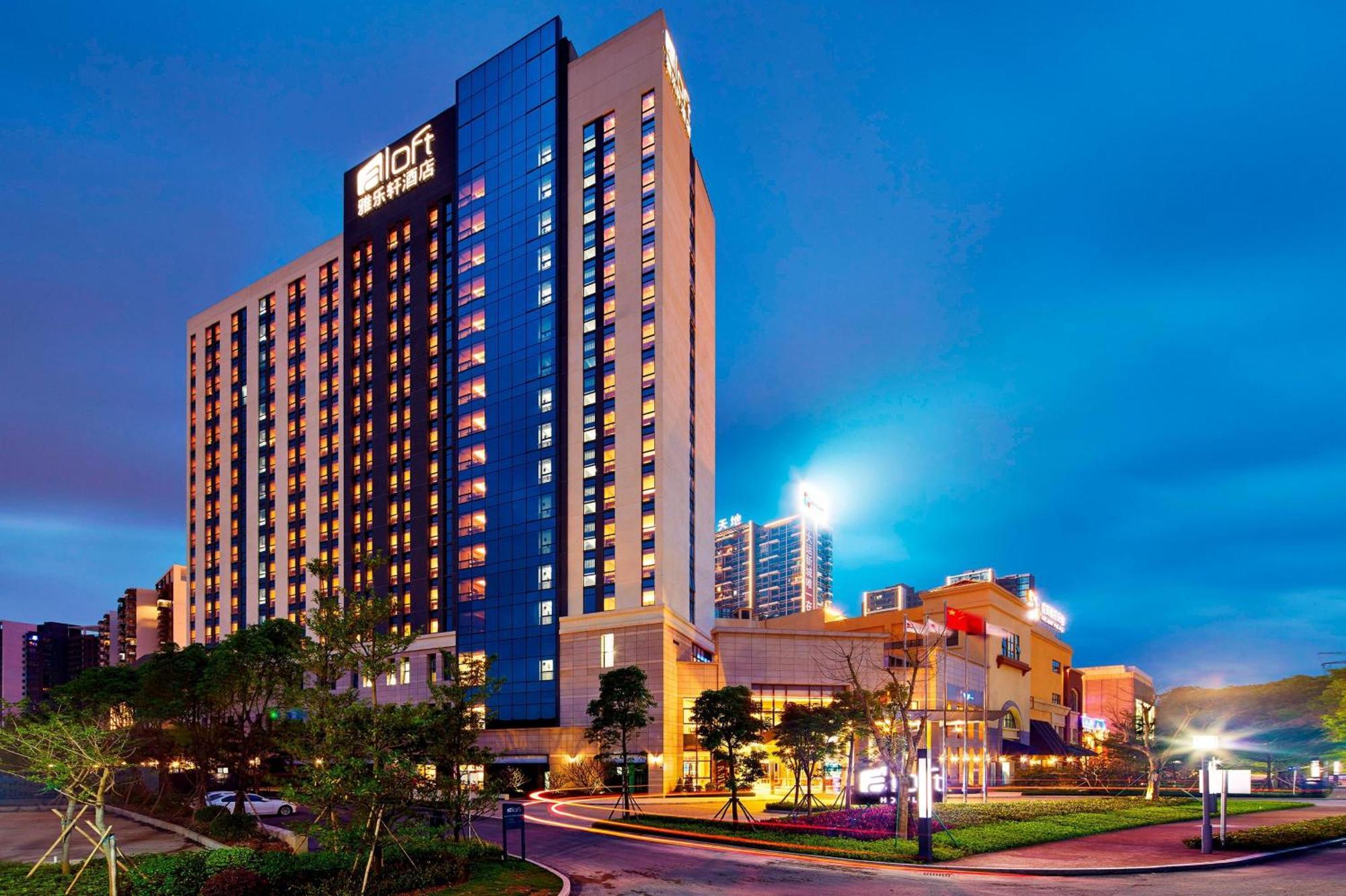 Hotel Aloft Dynamic Town Shénzhen Exterior foto
